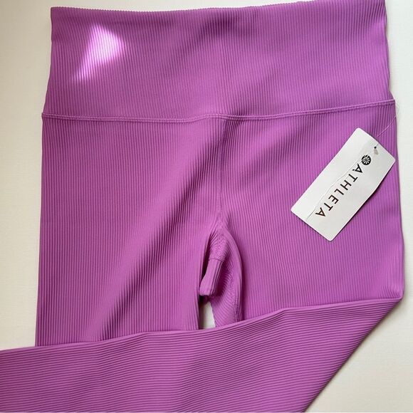 Athleta Pants - Athleta Elation Ultra High Rise Leggings Large in Orchid Pink NWT